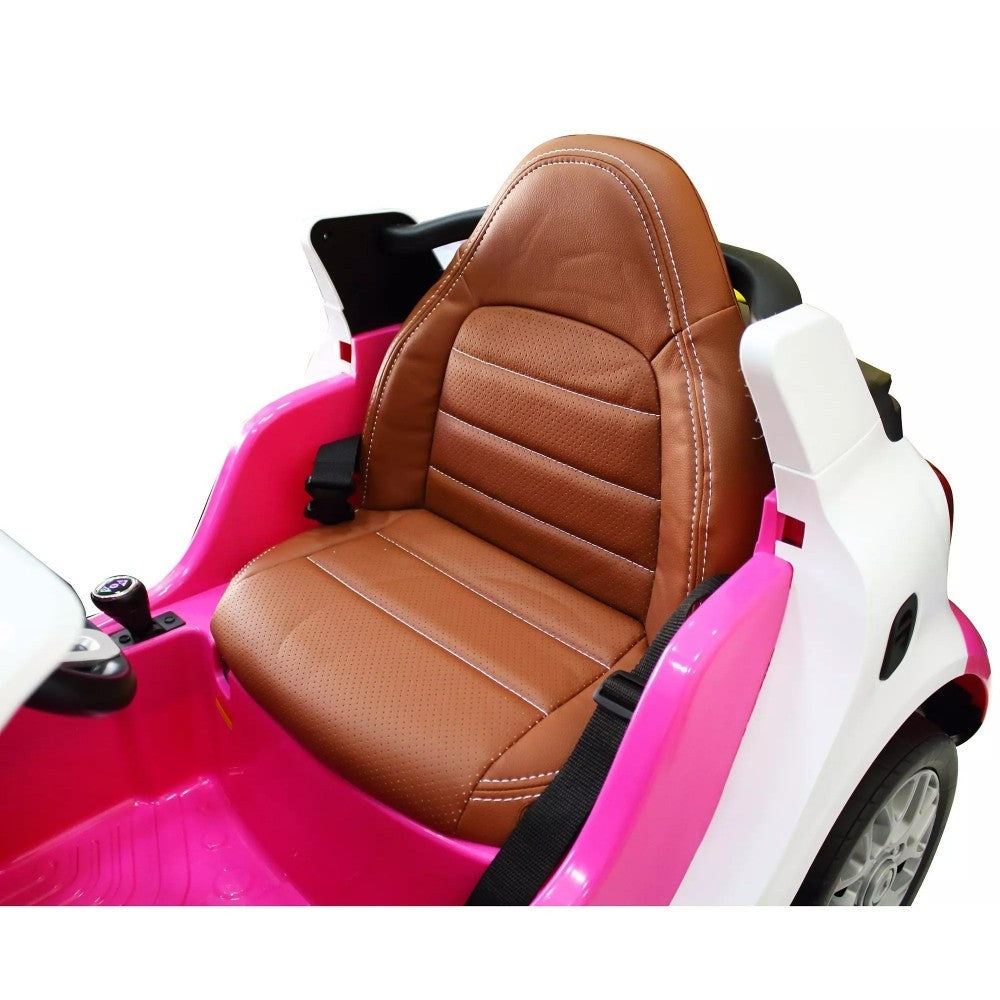 GVC-532P Voiture électrique pour enfants SMART 12V siège ECOPIEL écran MP4 25W