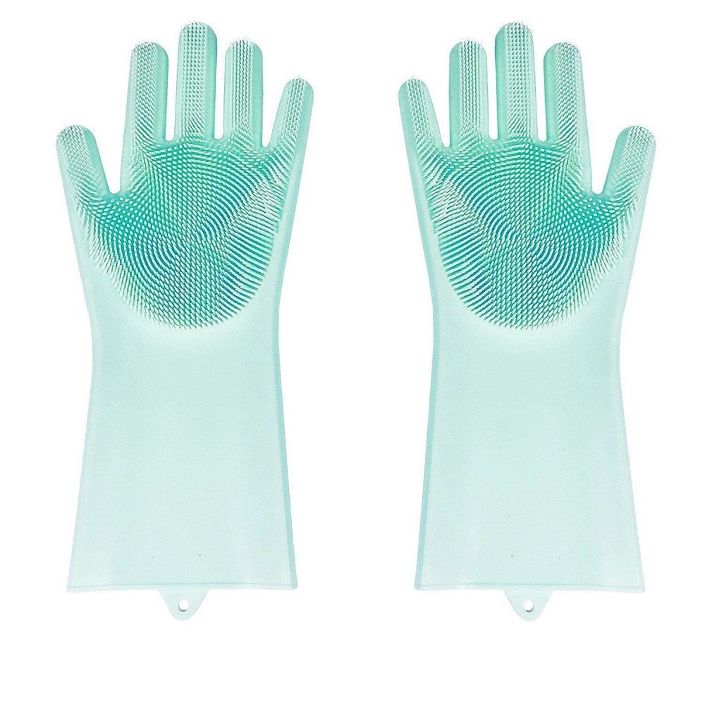 183693 Gants en silicone 2 en 1 avec éponge GLOVE BETTER multifonctionnel