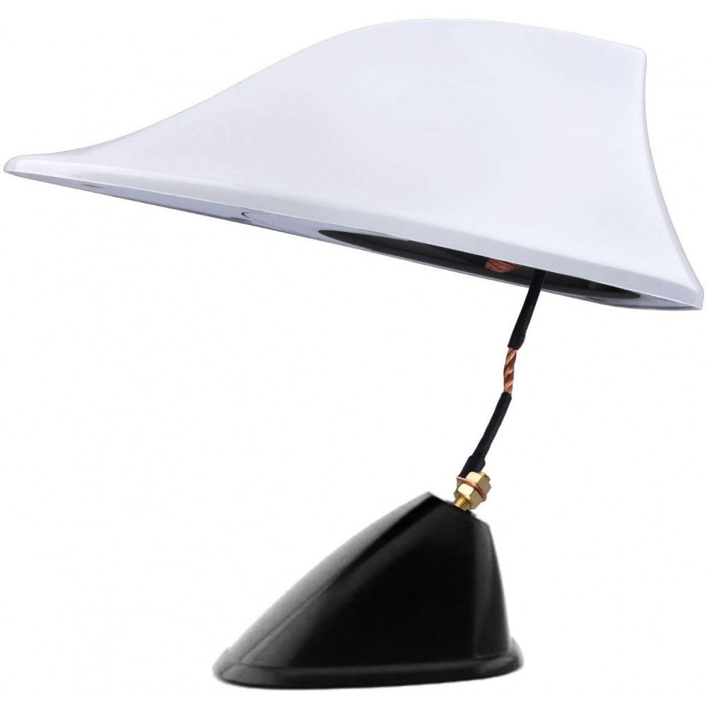 811034 Antenne voiture universelle auto-adhésive Shark aérodynamique 15cm FM AM