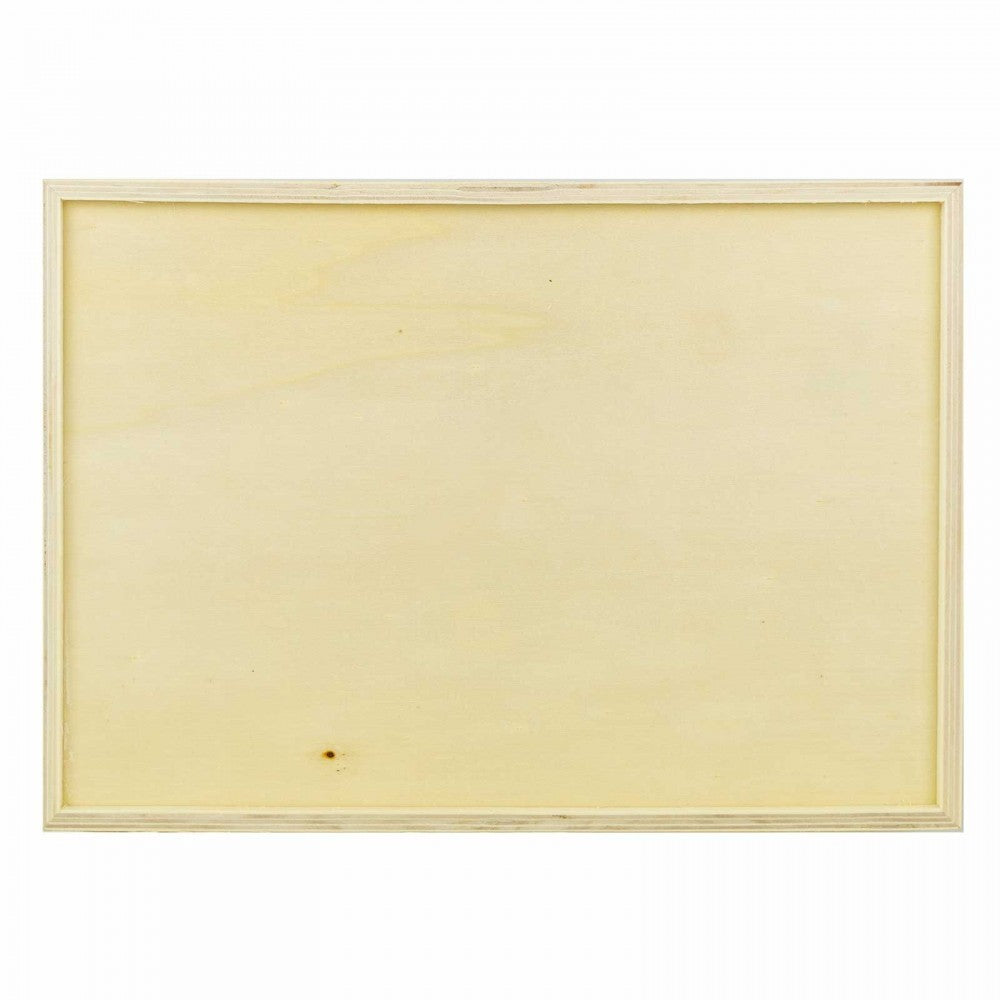 Lot de 3 boîtes CuoriFoglio en bois clair poreux 3 tailles différentes