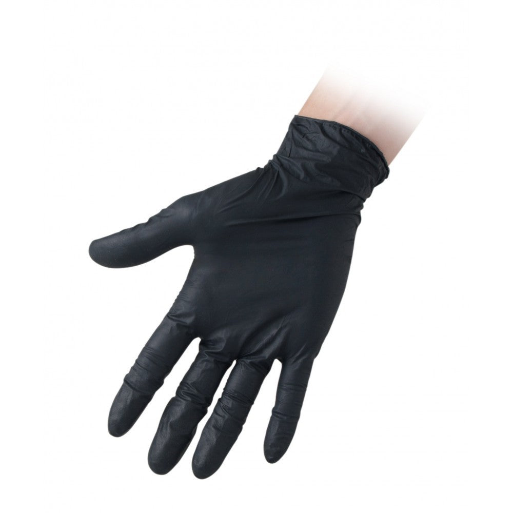 Boîte de 100 gants NITRILO jetable NOIR utilisation médicale /tatoueur
