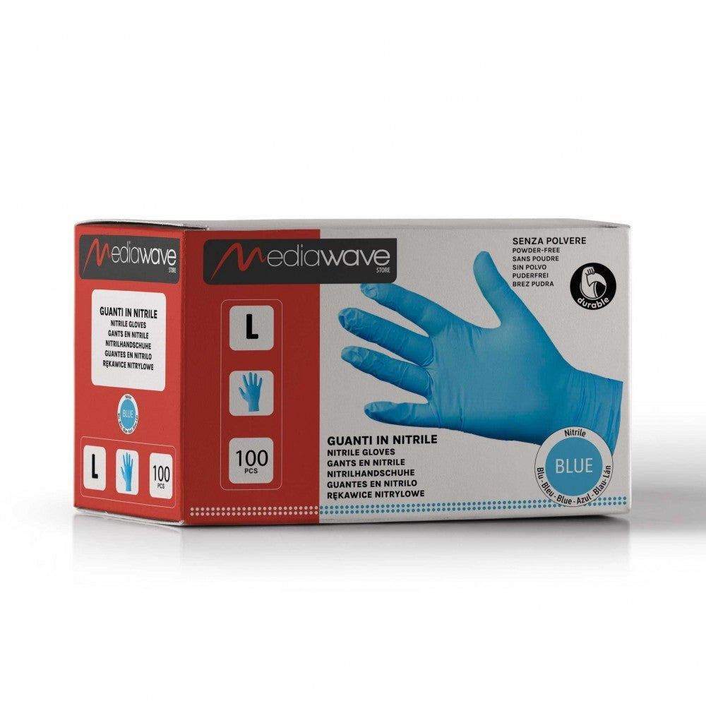 Boite 300 gants NITRILO jetable BLEU utilisation médicale/tatouages ​​