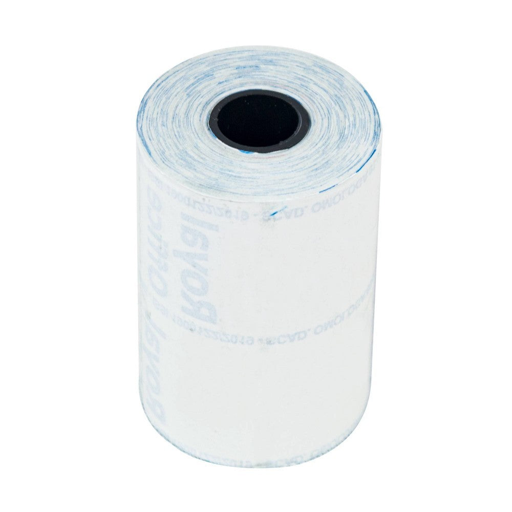 Pack 50 stylos et 50 rouleaux de papier thermique TPE 57mmx20mt trou 12 mm 55gr