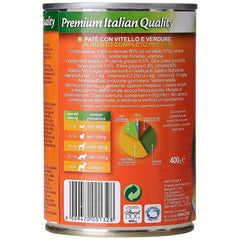 Pack 24 boites Monge SPECIAL DOG ​​Pâté de veau et légumes 400gr