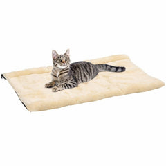 Tunnel en peluche pour chat et chien transformable en tapis