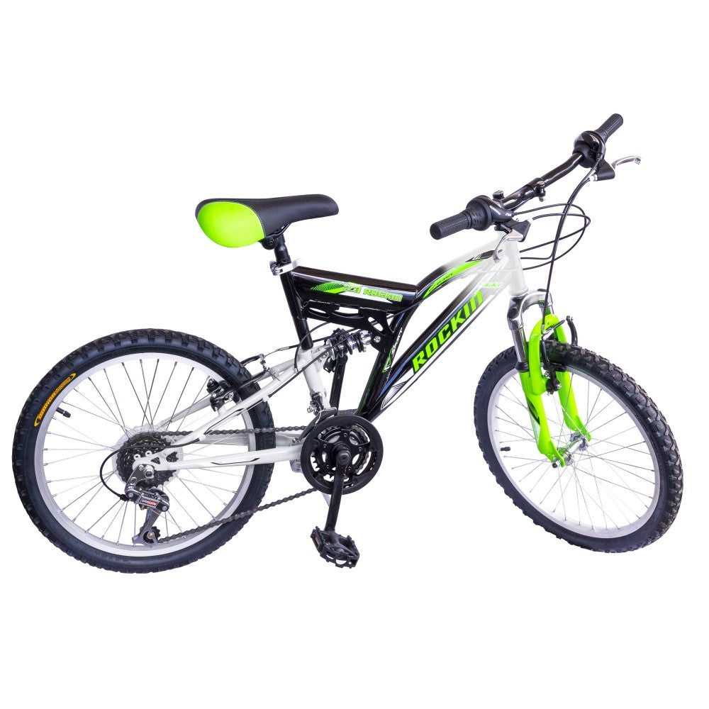 Vélo 24 "ROCKIN BIAMMORTIZZAT 2 freins et 12 vitesse shimano Vel BKT BTB24