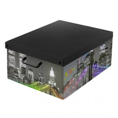 206775 Boîte de rangement vêtements ou objets 50x39x25cm avec poignées
