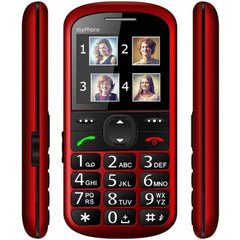 Mobile Halo 2 pour Seniors Base de charge double batterie 2.2 " bouton SOS