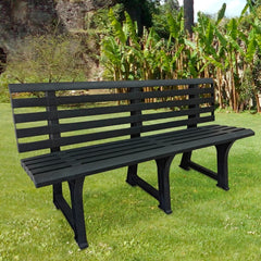 Banc en résine 3 places Isotta KEROPLAST 147x75x51cm pour l'extérieur