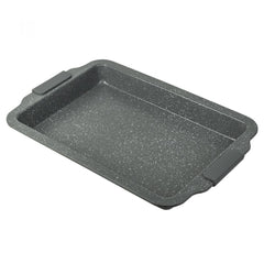 140019 Set 3 plateaux rectangulaire en pierre GRIS DGBAVARIA poignée en silicone