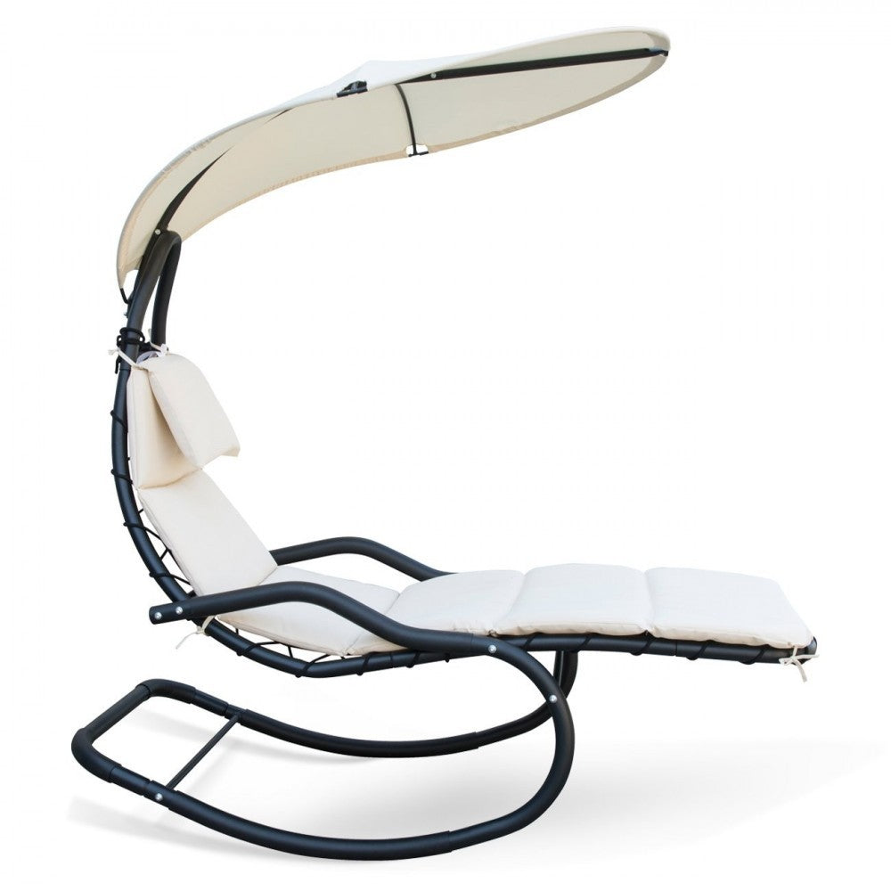 Fauteuil de jardin suspendu KELLY avec coussin et parasol