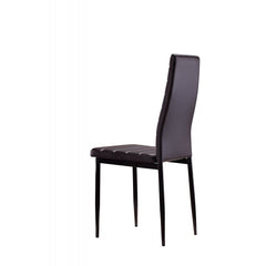 6 chaises design moderne PENNY Assise rembourrée en cuir écologique 41x45x98,5cm