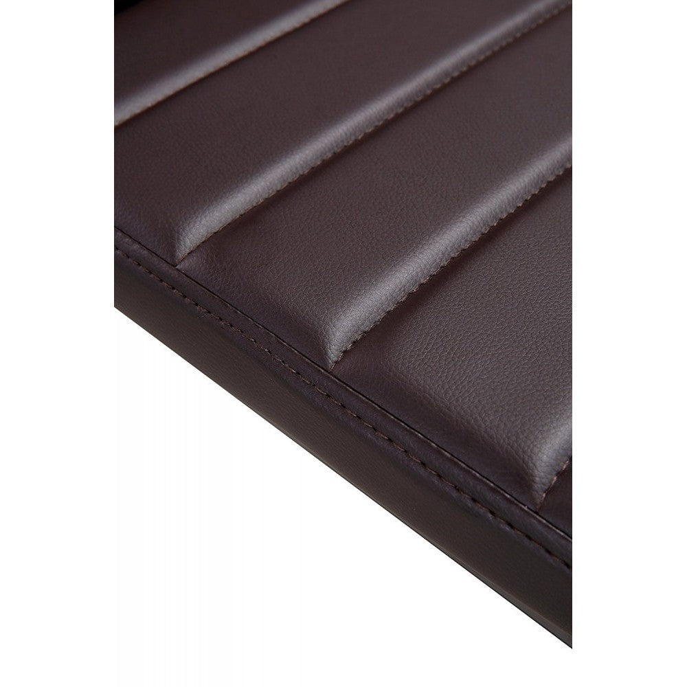 4 chaises design moderne PENNY Assise rembourrée en cuir écologique 41x45x98,5cm