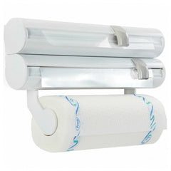 592019 Distributeur de film et papier cuisine 3 en 1 BLANC 38x20,5x8,5 cm