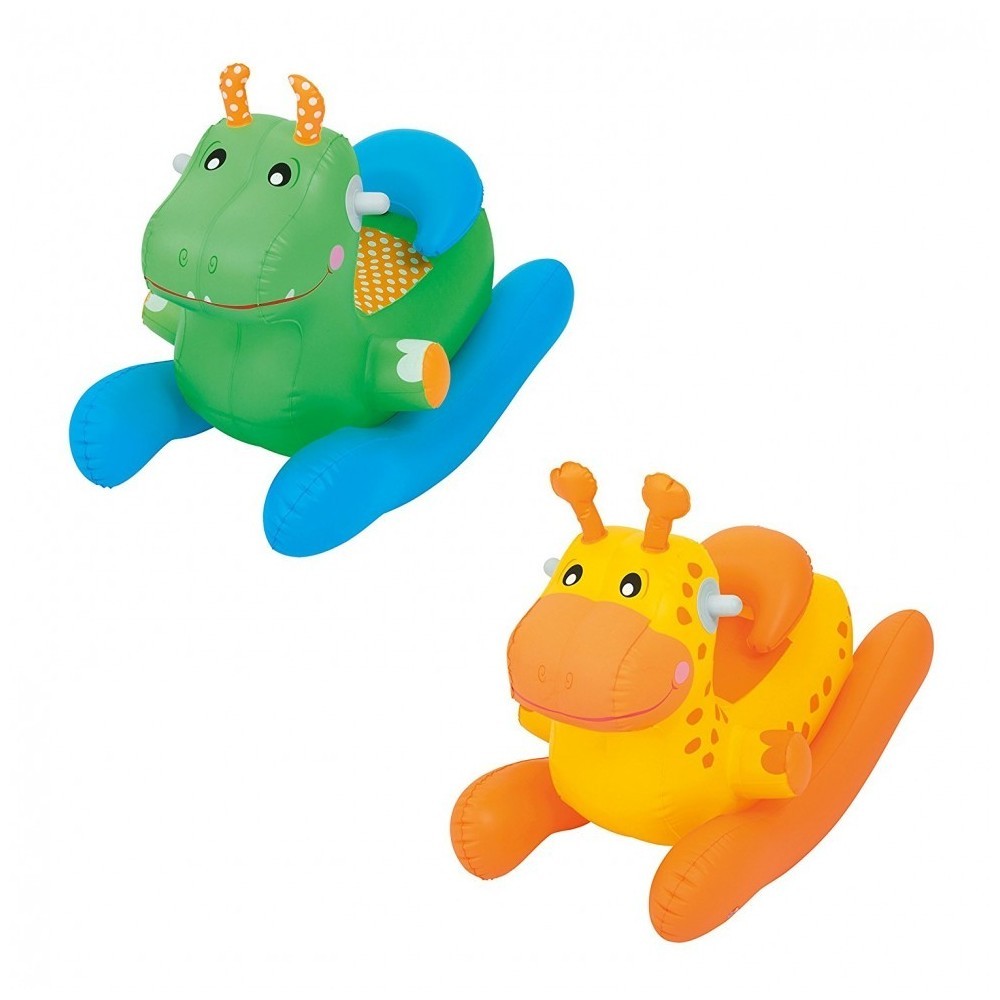 52220 Girafe ou dinosaure gonflable pour enfants Bestway 86x43x63 cm