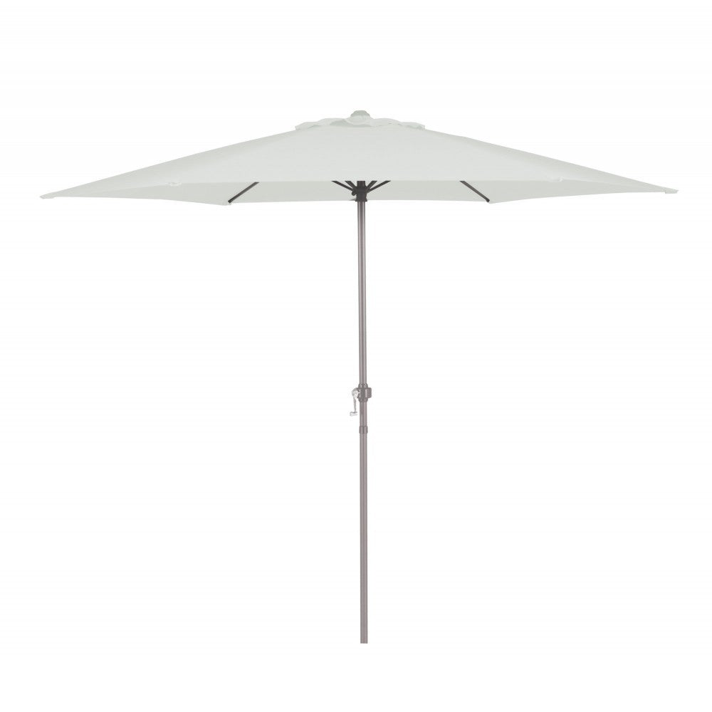 334002 Parasol rond diamètre 270 cm 6 barres avec manivelle