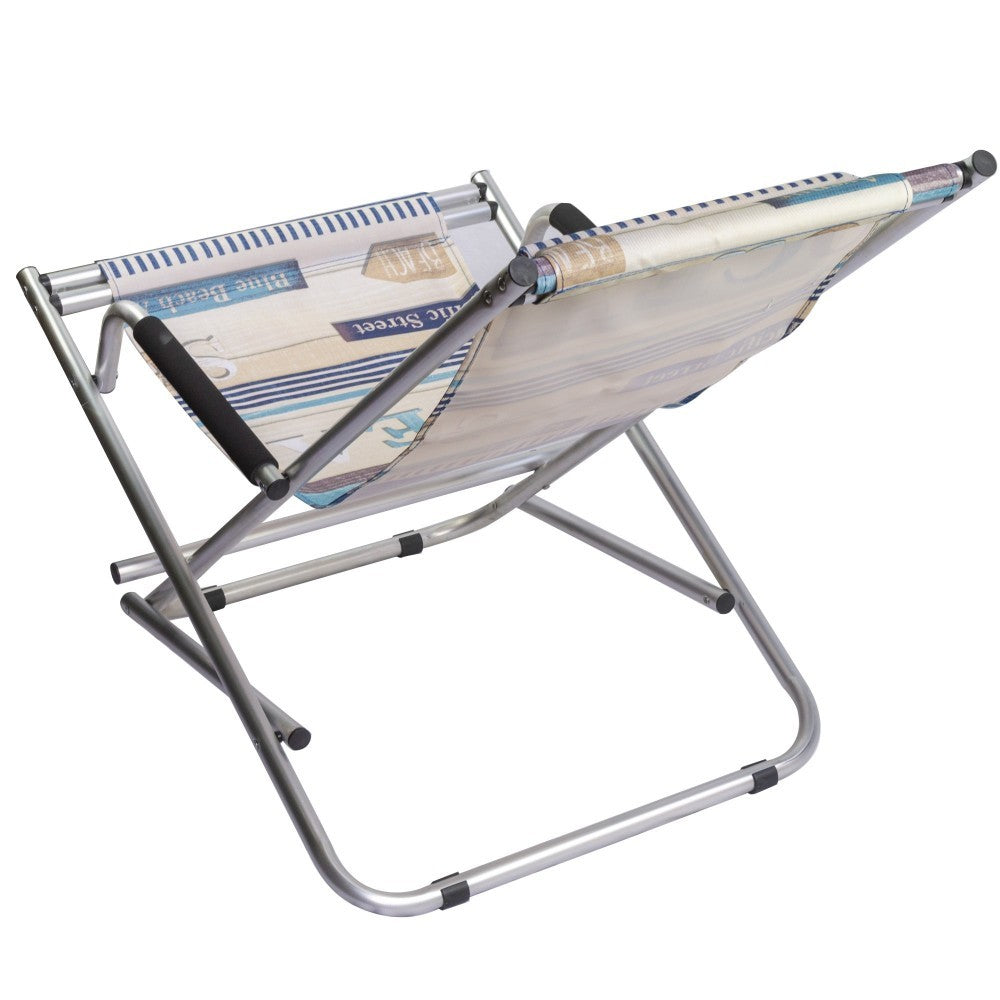 490099 OCEAN ONSHORE chaise de plage pliante avec accoudoirs