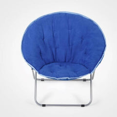 350001 Chaise pliante ronde pour extérieur 80x35x80cm en tissu amovible