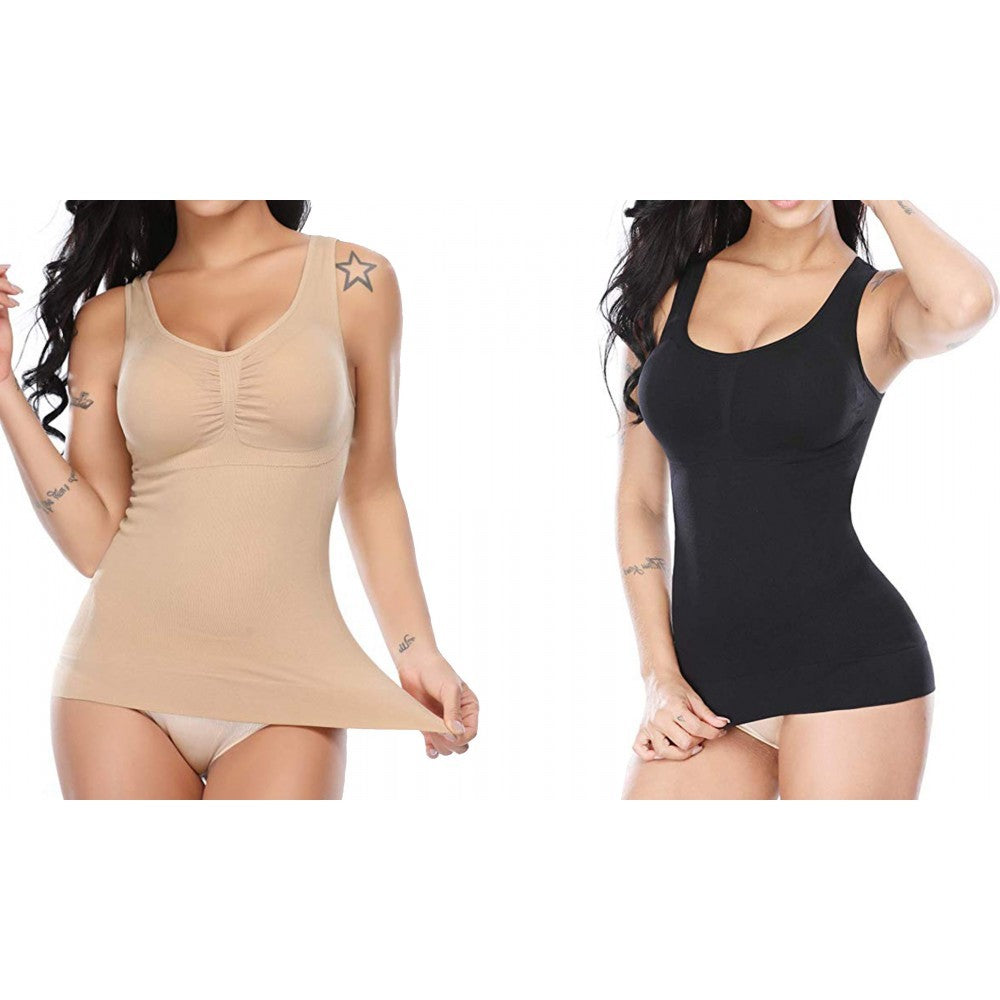 Débardeur / Corset décolleté effet minceur Gagnez jusqu'à 1 taille