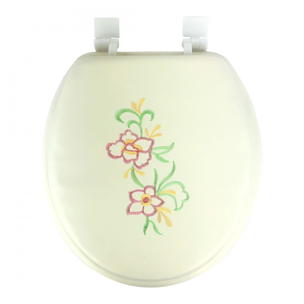 120989 Abbatant toilette différentes couleurs avec broderie