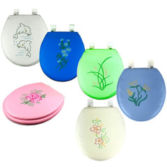 120989 Abbatant toilette différentes couleurs avec broderie