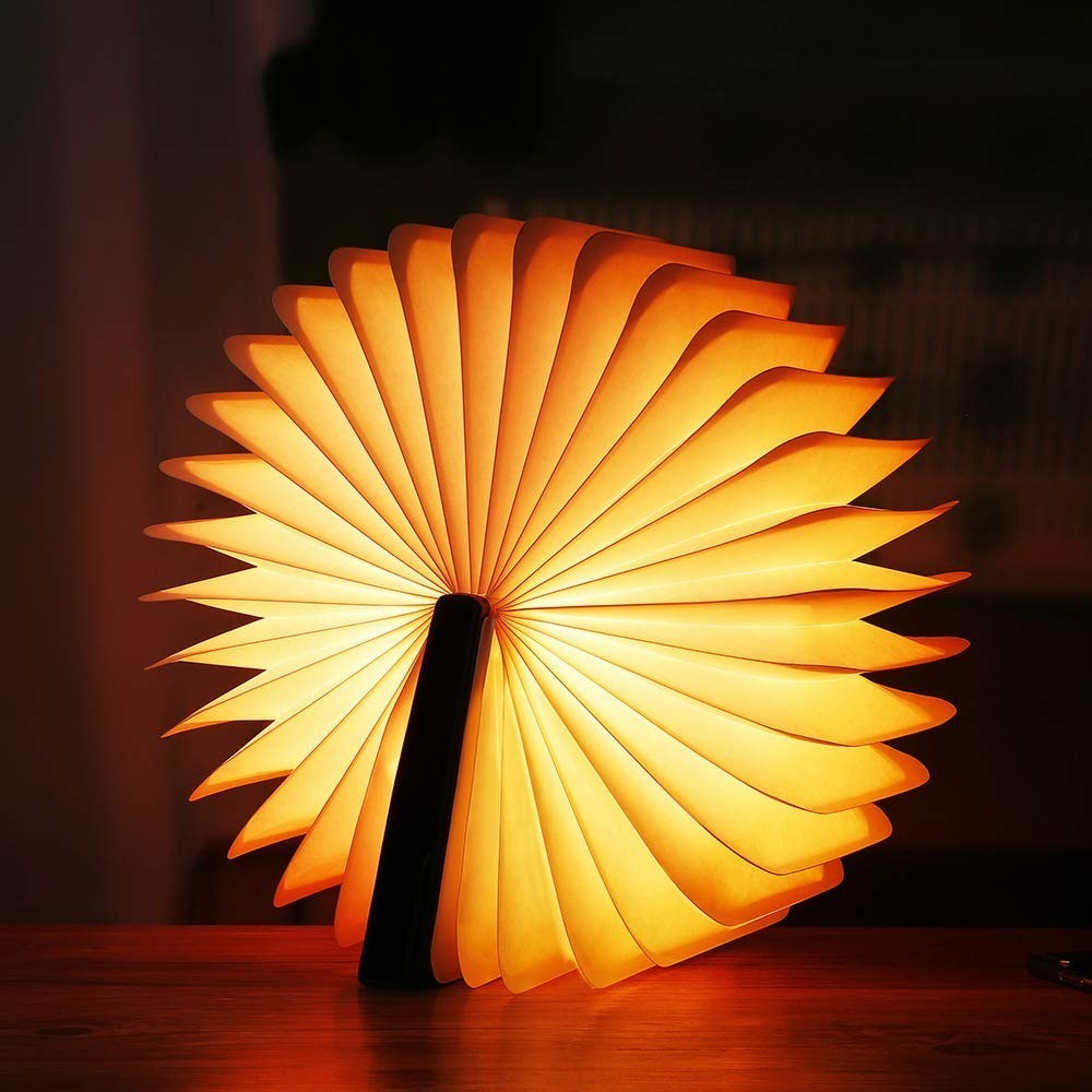 Lampe accordéon LED pivotante avec connexion USB et pochette  22x16x2.5cm