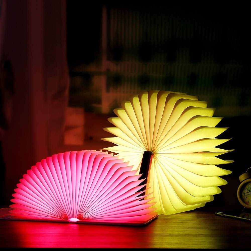 Lampe accordéon LED pivotante avec connexion USB et pochette  22x16x2.5cm