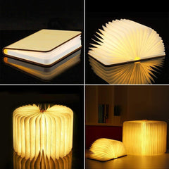 Lampe accordéon LED pivotante avec connexion USB et pochette  22x16x2.5cm