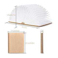 Lampe accordéon LED pivotante avec connexion USB et pochette  22x16x2.5cm