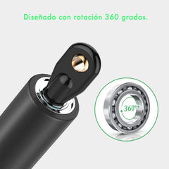 16947 Corde à sauter 3 MT en acier peint et réglable en PVC noir