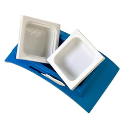 10075 Double bol RIALTO pour chiens et chats avec spatule incluse
