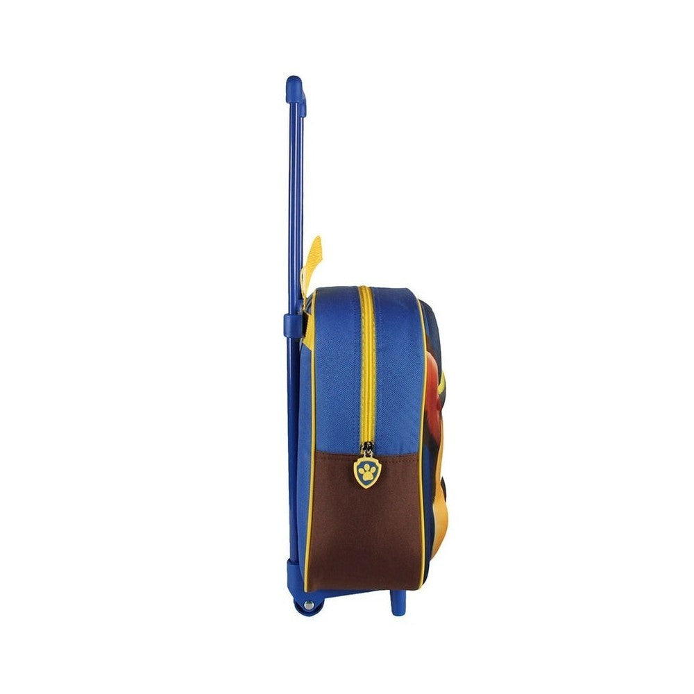 21-1606 CHASE Sac à dos scolaire 3D à roulettes Bleu 25x31x10 cm CHASE