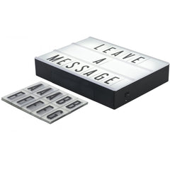 Panneau lumineux LED XL0445C à messages (A5) 20x15x4,5cm à piles