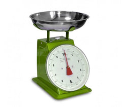 080946 Balance de cuisine analogique jusqu'à 10 kg plateau et corps métallique