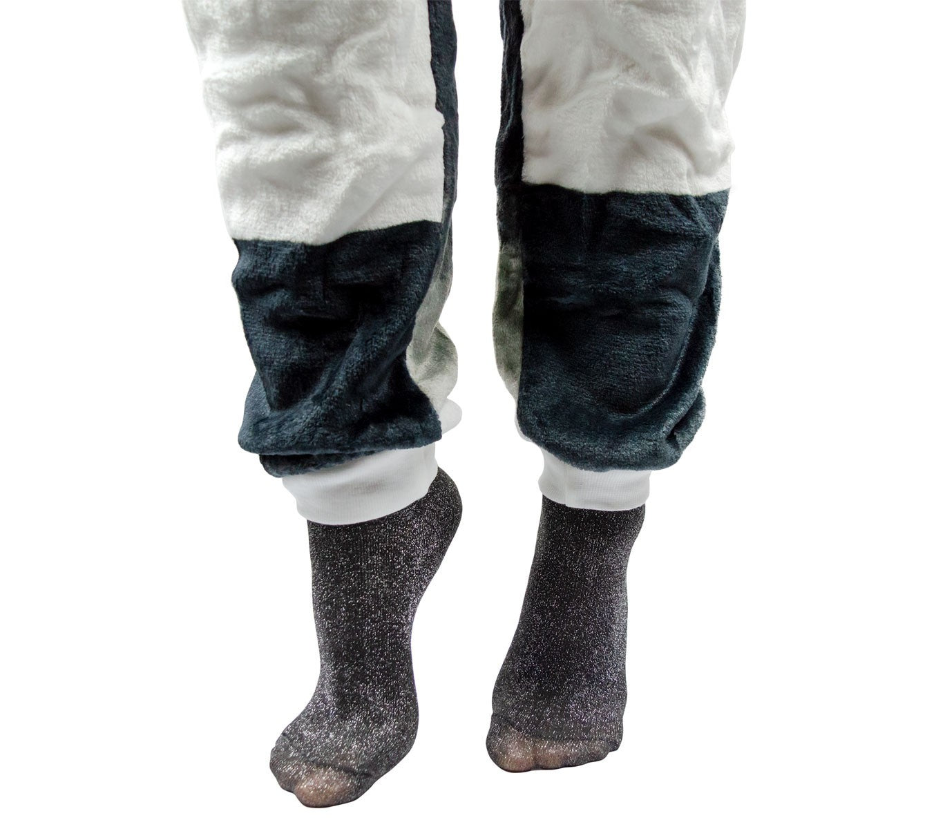 Pyjama Cosplay B1840 Combinaison UNICORNE en peluche UNISEX de XS à XXL noir