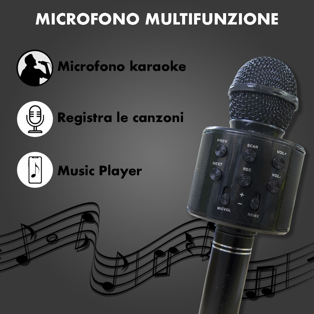 Micro sans fil hifi Speaker 812855 enregistre et écoute vos chansons