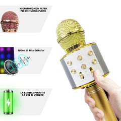 Micro sans fil hifi Speaker 812855 enregistre et écoute vos chansons