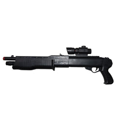 Fusil double canon calibre 6 mm pistolet jouet 101304 avec laser RK302