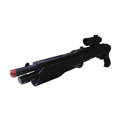 Fusil double canon calibre 6 mm pistolet jouet 101304 avec laser RK302