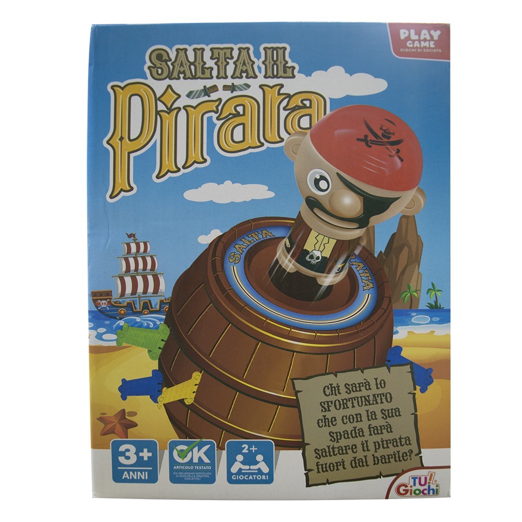 Sauter le pirate avec le tonneau 100002 jeu pour enfants 3 ans + jeu d’adresse