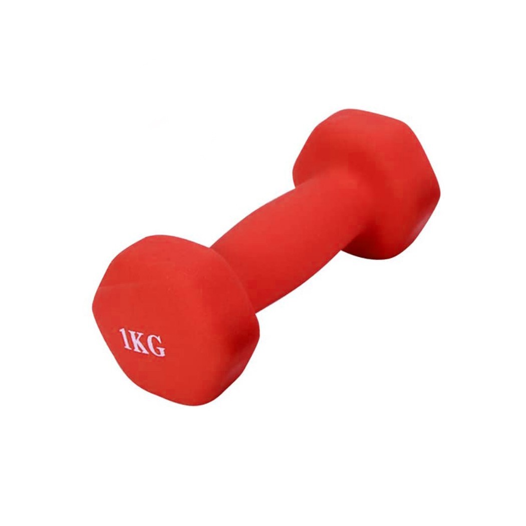 Guidon en néoprène de 1kg 176732 entraînement maison de fitness jogging