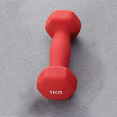 Guidon en néoprène de 1kg 176732 entraînement maison de fitness jogging