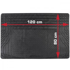 Ensemble Auto PONZA Set 4 Tapis en Caoutchouc et pour Voiture 120x80cm