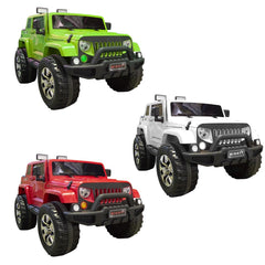 Voiture électrique enfants Jeep 4x4 extérieur 12V MP3 87510 USB télécommande