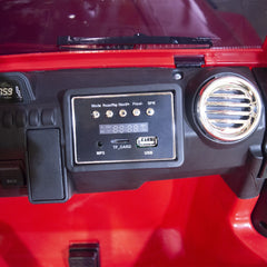 Voiture électrique enfants Jeep 4x4 extérieur 12V MP3 87510 USB télécommande