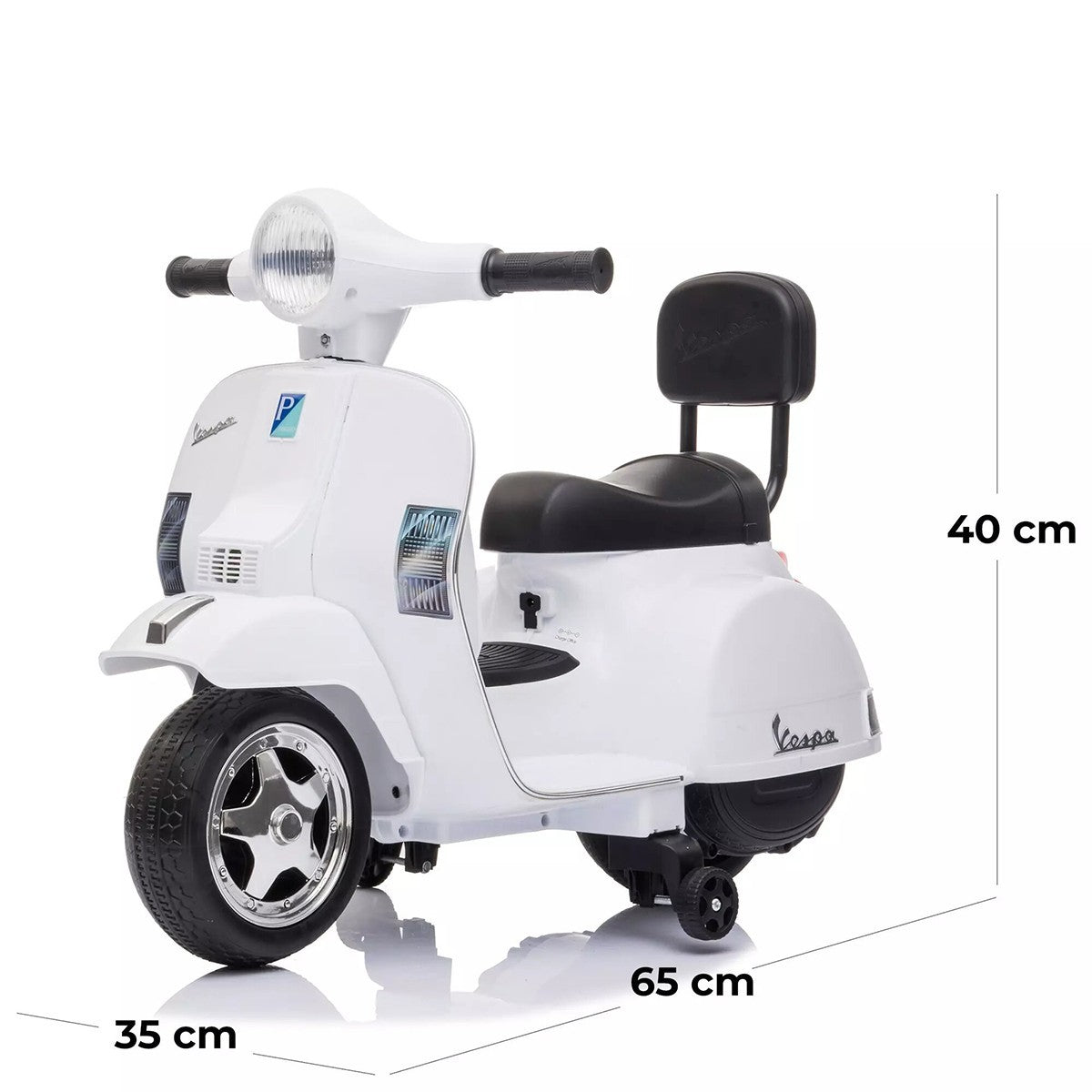 Mini Vespa Officiel Piaggio PX 150 Moto LT913 Électrique Jouet Enfants 6V