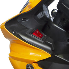 Moto électrique enfants ARROW 6V 4ah B39330 contrôle au pied lumières et sons
