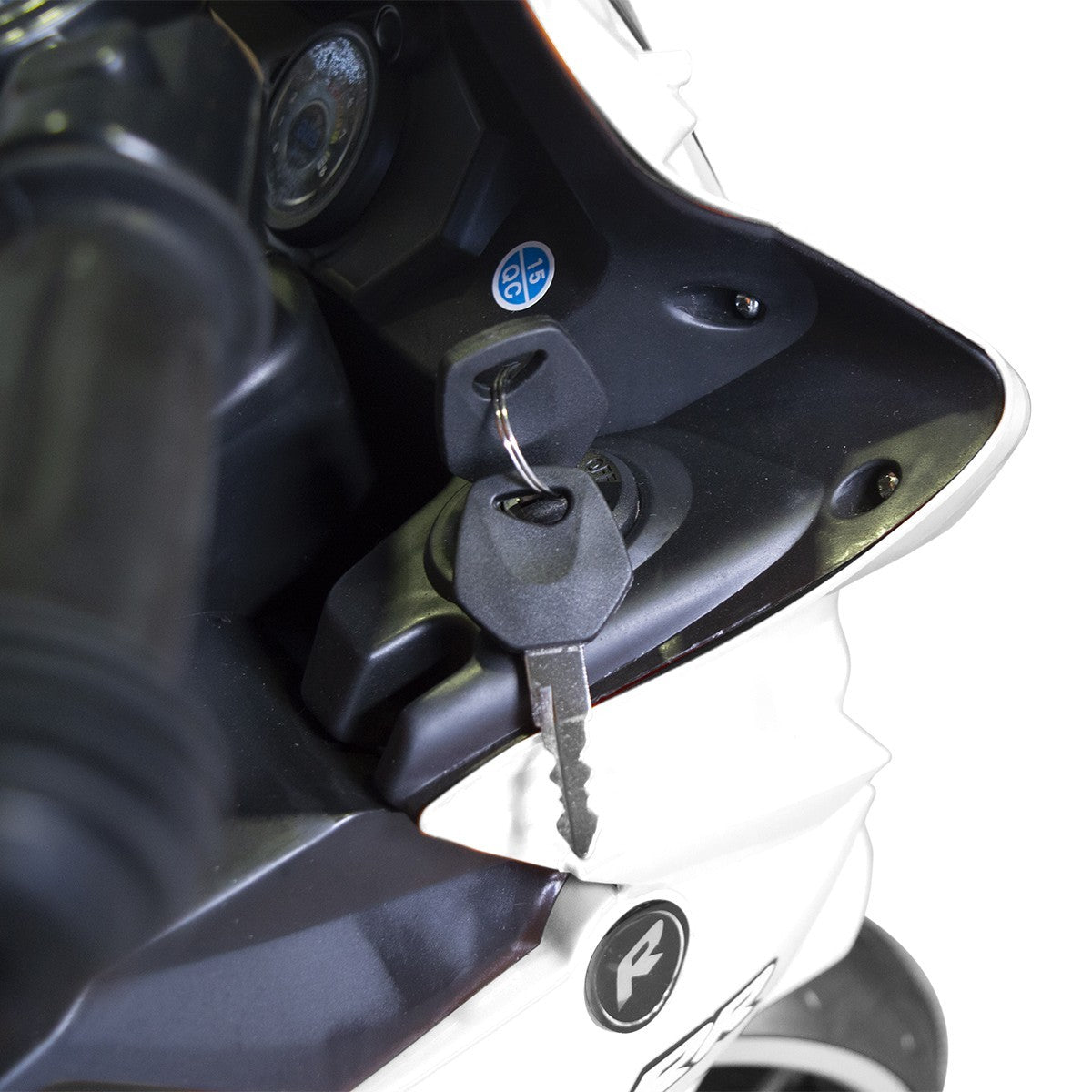 Moto électrique enfants ARROW 6V 4ah B39330 contrôle au pied lumières et sons