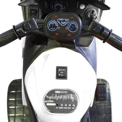 Moto électrique enfants ARROW 6V 4ah B39330 contrôle au pied lumières et sons
