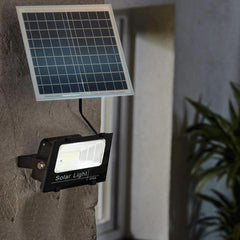 Phare 200W led énergie solaire froide 011200 , crépuscule et télécommande 6500k